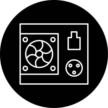 Psu Simgesi, Web Kullanımı için Vektör İllüstrasyonu