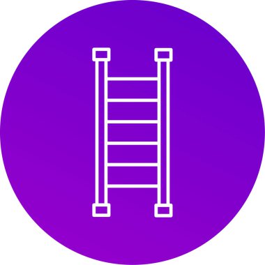 Web kullanımı için Merdiven Simgesi, Vektör İllüstrasyonu