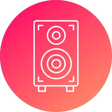 Web Kullanımı için Sözcü Simgesi, Vektör İllüstrasyonu