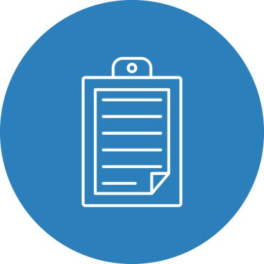 Web Kullanımı için Pano Simgesi, Vektör İllüstrasyonu