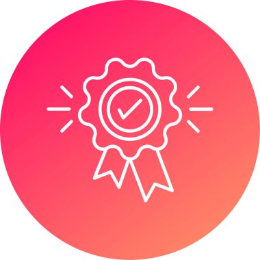 Web Kullanımı için Garanti Simgesi, Vektör İllüstrasyonu