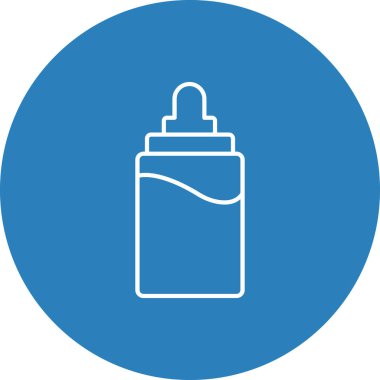 Web Kullanımı için Besleme Şişesi Simgesi, Vektör İllüstrasyonu