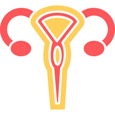 Web kullanımı için Rahim Simgesi, Vektör İllüstrasyonu