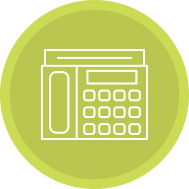 Web kullanımı için Aktarım Telefonu Simgesi, Vektör İllüstrasyonu