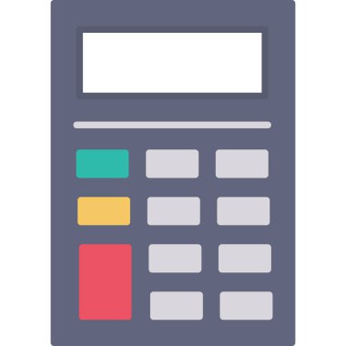 Web Kullanımı için Hesap Makinesi Simgesi, Vektör Resimleri