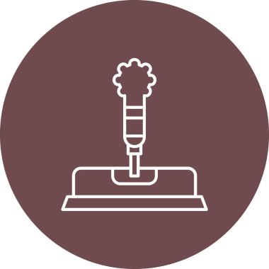 Web Kullanımı için Joystick Simgesi, Vektör İllüstrasyonu