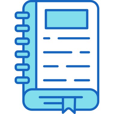 Web Kullanımı için Günlük Simgesi, Vektör İllüstrasyonu