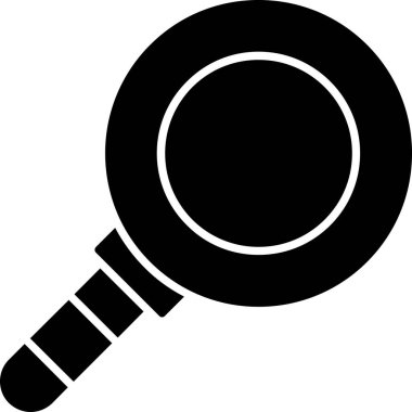 Web Kullanımı için Büyütme Cam Simgesi, Vektör İllüstrasyonu