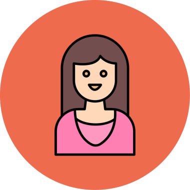 Ana Simge, Web Kullanımı için Vektör İllüstrasyonu