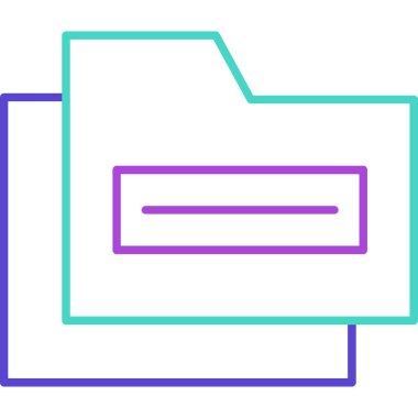 Web Kullanımı için Dizin Simgesi, Vektör İllüstrasyonu