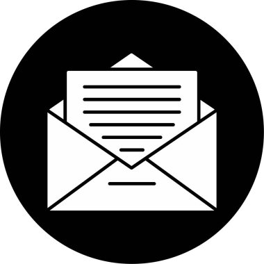 Web kullanımı için Zarf Simgesi, Vektör İllüstrasyonu