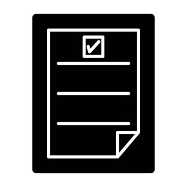 Web Kullanımı için Görev Simgesi, Vektör İllüstrasyonu