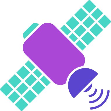 Web Kullanımı için Uydu Simgesi, Vektör Resimleri