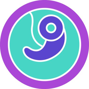 Web Kullanımı için Embriyo Simgesi, Vektör İllüstrasyonu