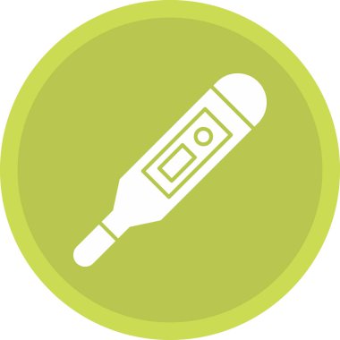 Web Kullanımı için Termometre Simgesi, Vektör İllüstrasyonu