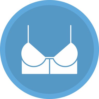 Web Kullanımı için Sütyen Simgesi, Vektör İllüstrasyonu