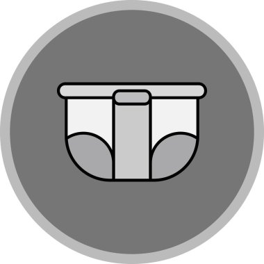 Web Kullanımı için Bez Simgesi, Vektör İllüstrasyonu