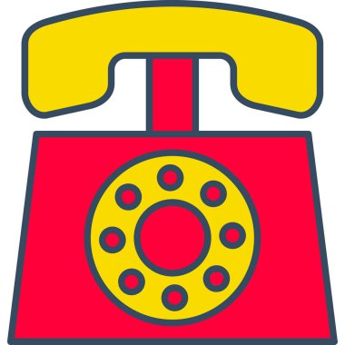 Web Kullanımı için Telefon Simgesi, Vektör Resimleri Çevir