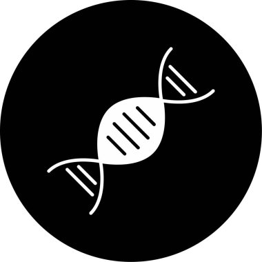 Web Kullanımı için DNA Simgesi, Vektör İllüstrasyonu