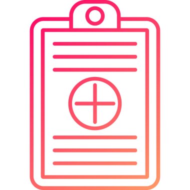 Web Kullanımı için Not Defteri Simgesi, Vektör İllüstrasyonu