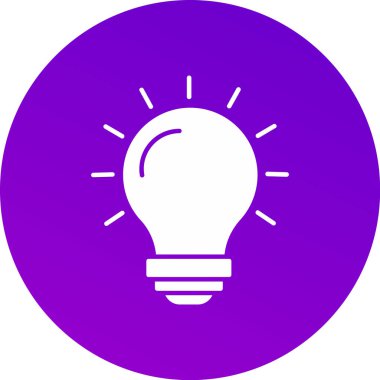 Web Kullanımı için hafif Simge, Vektör İllüstrasyonu