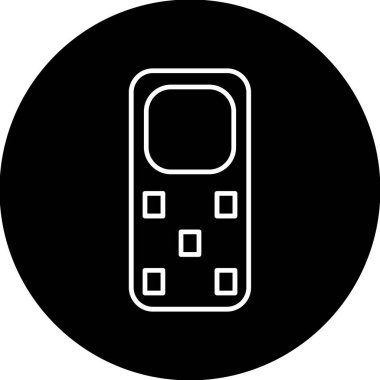 Web Kullanımı için Telefon Simgesi, Vektör İllüstrasyonu