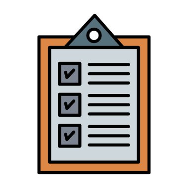 Web Kullanımı için Görev Simgesi, Vektör İllüstrasyonu