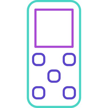 Web Kullanımı için Telefon Simgesi, Vektör İllüstrasyonu