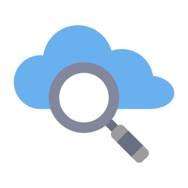 Web Kullanımı için bulut Simgesi, Vektör İllüstrasyonu