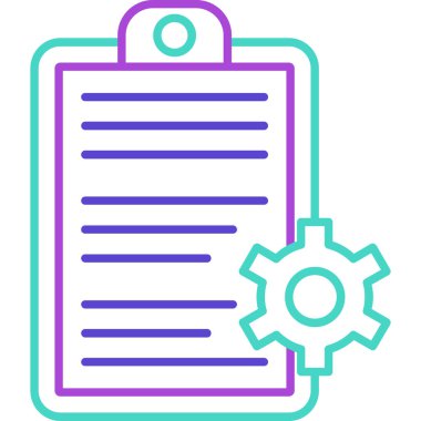 Web Kullanımı için Proje Simgesi, Vektör İllüstrasyonu