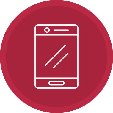 Web Kullanımı için Akıllı Telefon Simgesi, Vektör İllüstrasyonu