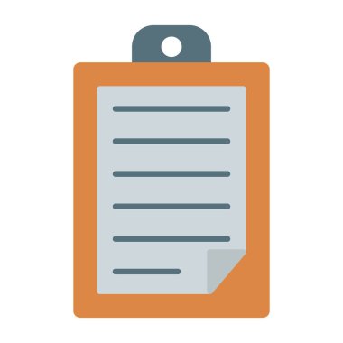 Web Kullanımı için Pano Simgesi, Vektör İllüstrasyonu