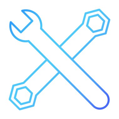 Web Kullanımı için Araç Simgesi, Vektör İllüstrasyonu