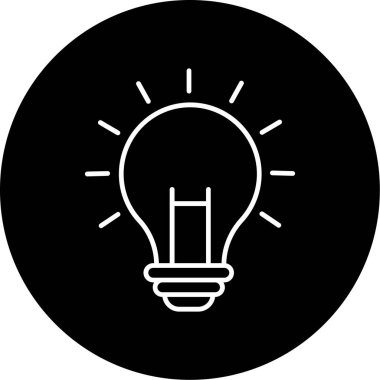 Ampul Simgesi, Web Kullanımı için Vektör Resimleri