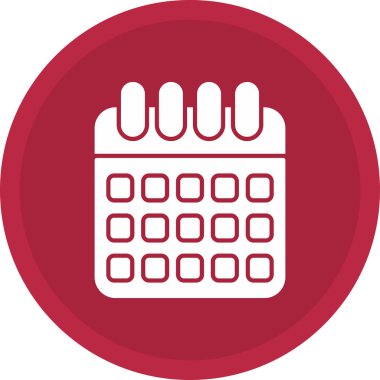 Web Kullanımı için Zamanlama Simgesi, Vektör İllüstrasyonu