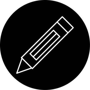 Web Kullanımı için Kalem Simgesi, Vektör İllüstrasyonu