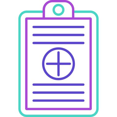 Web Kullanımı için Not Defteri Simgesi, Vektör İllüstrasyonu