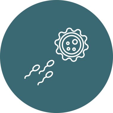 Web kullanımı için Döllenme Simgesi, Vektör İllüstrasyonu