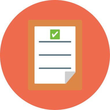 Web Kullanımı için Görev Simgesi, Vektör İllüstrasyonu