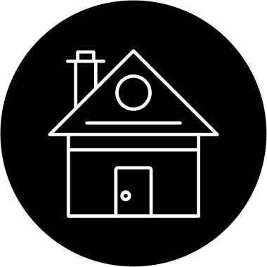 Web Kullanımı için Ev Simgesi, Vektör İllüstrasyonu