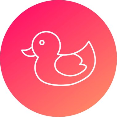 Kauçuk Ördek Simgesi, Web Kullanımı için Vektör Resimleri