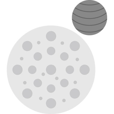 Web Kullanımı için Mercury Simgesi, Vektör İllüstrasyonu