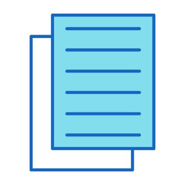 Web Kullanımı için Notlar Simgesi, Vektör İllüstrasyonu