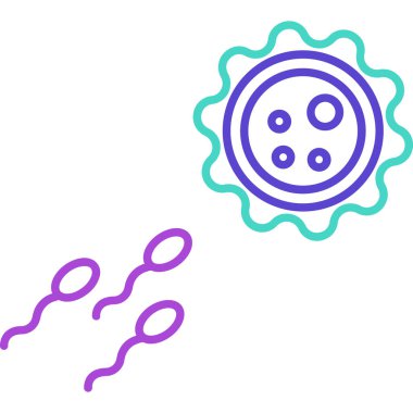 Web kullanımı için Döllenme Simgesi, Vektör İllüstrasyonu