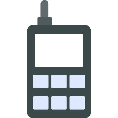 Web Kullanımı için Telefon Simgesi, Vektör İllüstrasyonu