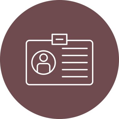 Web kullanımı için Üyelik Simgesi, Vektör İllüstrasyonu