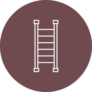 Web kullanımı için Merdiven Simgesi, Vektör İllüstrasyonu