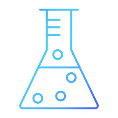 Beaker Simgesi, Web Kullanımı için Vektör İllüstrasyonu