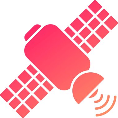 Web Kullanımı için Uydu Simgesi, Vektör Resimleri