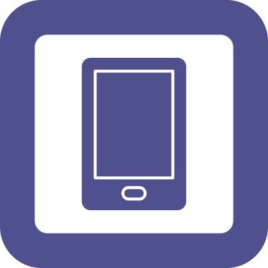 Web Kullanımı için Tablet Simgesi, Vektör İllüstrasyonu